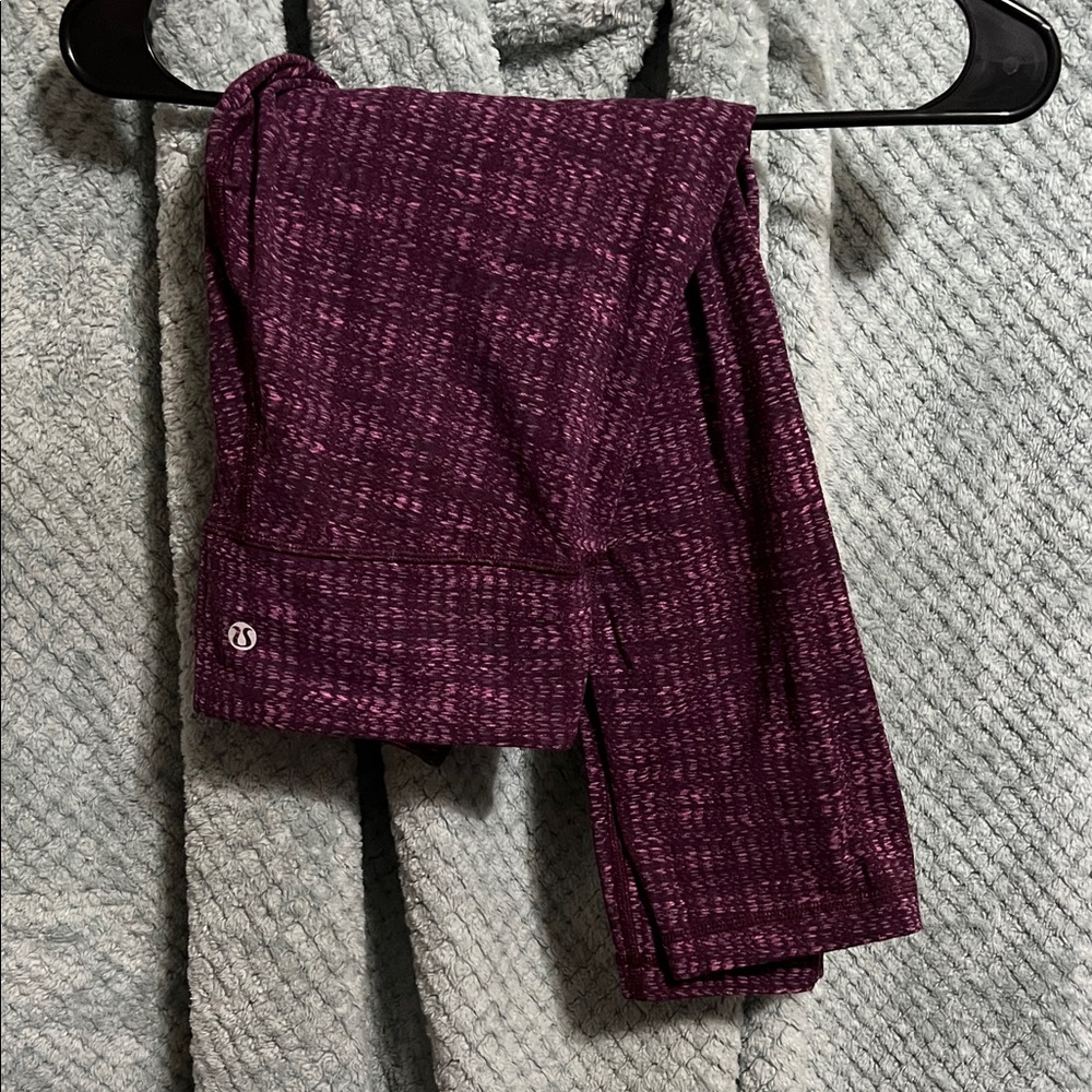 Lululemon Purple Patterned Leggings